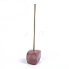 Natural Strawberry Quartz Incense Burners Holder PW-WG6B9B9-10-1