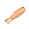 Brass Enamel Pendants KK-CBAF17A-06G-3