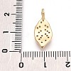 Brass Micro Pave Cubic Zirconia Pendants KK-N261-07G-3