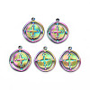 201 Stainless Steel Pendants STAS-S119-050-1