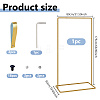 Adjustable Height Iron Wedding Sign Holder AJEW-WH0410-51G-2