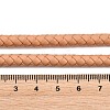 Braided Leather Cord with Core WL-F009-6mm-02-3