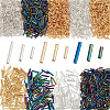 2700Pcs 9 Styles Glass Bugle Beads SEED-PA0001-11-1