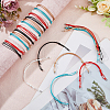 25Pcs 5 Colors Waxed Polyester Cord Bracelet Making AJEW-DC00005-4