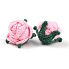 Cotton Knitting Artificial Flower DIY-P082-01C-2