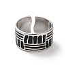 304 Stainless Steel Enamel Cuff Rings for Men RJEW-M171-35P-2