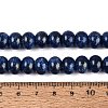 Opaque Baking Paint Glass Beads Strands GLAA-Q110-03A-13-4
