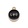 Alloy Enamel Pendants ENAM-S124-01B-08G-3