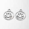 Tibetan Style Filigree Alloy Pendants TIBEP-5354-AS-LF-1