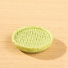 Resin Bamboo Rattan Miniature Basket Ornaments PW-WG81F97-08-1