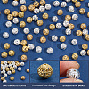 120Pcs 2 Styles Brass Beads KK-SC0007-96-5