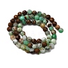 Natural Serpentine Beads Strands LS-G-RM250101-D8-6mm-5