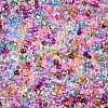 6/0 Baking Paint Transparent Fringe Glass Seed Beads X1-SEED-N006-06-3