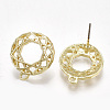 Alloy Stud Earring Findings X-PALLOY-T065-14-2