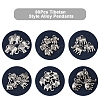 80Pcs Tibetan Style Alloy Pendants FIND-FS0003-65-2