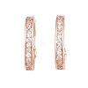 925 Sterling Silver Twister Clasps STER-E056-026RG-A-2
