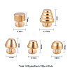 Brass Jewelry Box Drawer Handles KK-PH0034-94G-3