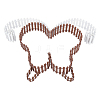 Miniature Fairy Garden Fence AJEW-CA0001-50-5
