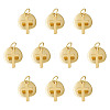 10Pcs Brass Pendants PALLOY-TAC0270-2