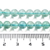 Natural Blue Fluorite Beads Strands X-G-E112-6mm-2-3