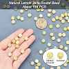 Natural Lemon Jade Round Bead Strands G-AR0002-75-2