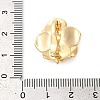 Brass Micro Pave Cubic Zirconia & Natural Shell & Enamel Fold Over Clasps KK-G505-16G-3