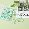 497Pcs 5 Style Rainbow ABS Plastic Imitation Pearl Beads OACR-YW0001-07E-8