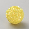 Opaque Acrylic Glitter Beads FIND-CJC0010-111A-01-1
