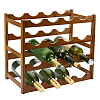 Wood Tabletop Wine Rack ODIS-WH0038-252A-1