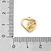 Brass Micro Pave Cubic Zirconia Pendants KK-H511-01G-04-3