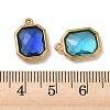 304 Stainless Steel Rhinestone Pendants STAS-P453-06G-M-3