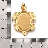 304 Stainless Steel Pendant Cabochon Settings STAS-C122-16B-G-3