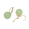 Brass with Resin Round Hoop Earrings EJEW-Q391-09G-03-3