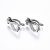 Tarnish Resistant 304 Stainless Steel Clip-on Earring Findings LS-STAS-E437-36P-1