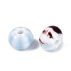Vintage Handmade Porcelain Beads PORC-Q006-07R-2