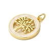 Rack Plating Brass Enamel Pendants KK-P279-20G-2