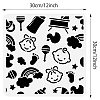 PET Hollow Out Drawing Painting Stencils DIY-WH0391-0036-2