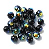 AB Color Plated Glass Beads EGLA-P059-02A-AB13-1