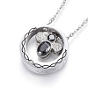 304 Stainless Steel Pendant Necklaces X-NJEW-H438-08B-1