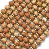 Natural Orange Garnet Beads Strands G-K389-E59-01-1