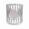 304 Stainless Steel Cuff Rings Ring Components SA-CBA098D-01P-B-1
