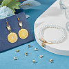 40Pcs Rack Plating Eco-friendly Brass Beads KK-BBC0007-68-4