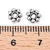 Tibetan Style Alloy Beads Daisy Spacer Beads LF1249Y-01AS-1-RS-2