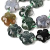 Natural Moss Agate Beads Strands G-NH0009-A01-02-4