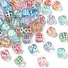 UV Plating Transparent Acrylic Beads MACR-CJC0004-32-1-8