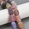 Natural Weathered Agate Beads Strands G-NH0047-B07-02-1