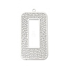 Rack Plating Brass Filigree Pendants KKC-K001-11P-1