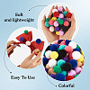 120Pcs 12 Colors Polyester High-elastic Pom Pom Ball DIY-TA0013-41-5