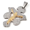 304 Stainless Steel Pendants STAS-C103-02GP-02-2