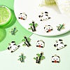 20Pcs 4 Styles Alloy Enamel Pendants ENAM-YW0008-08-4